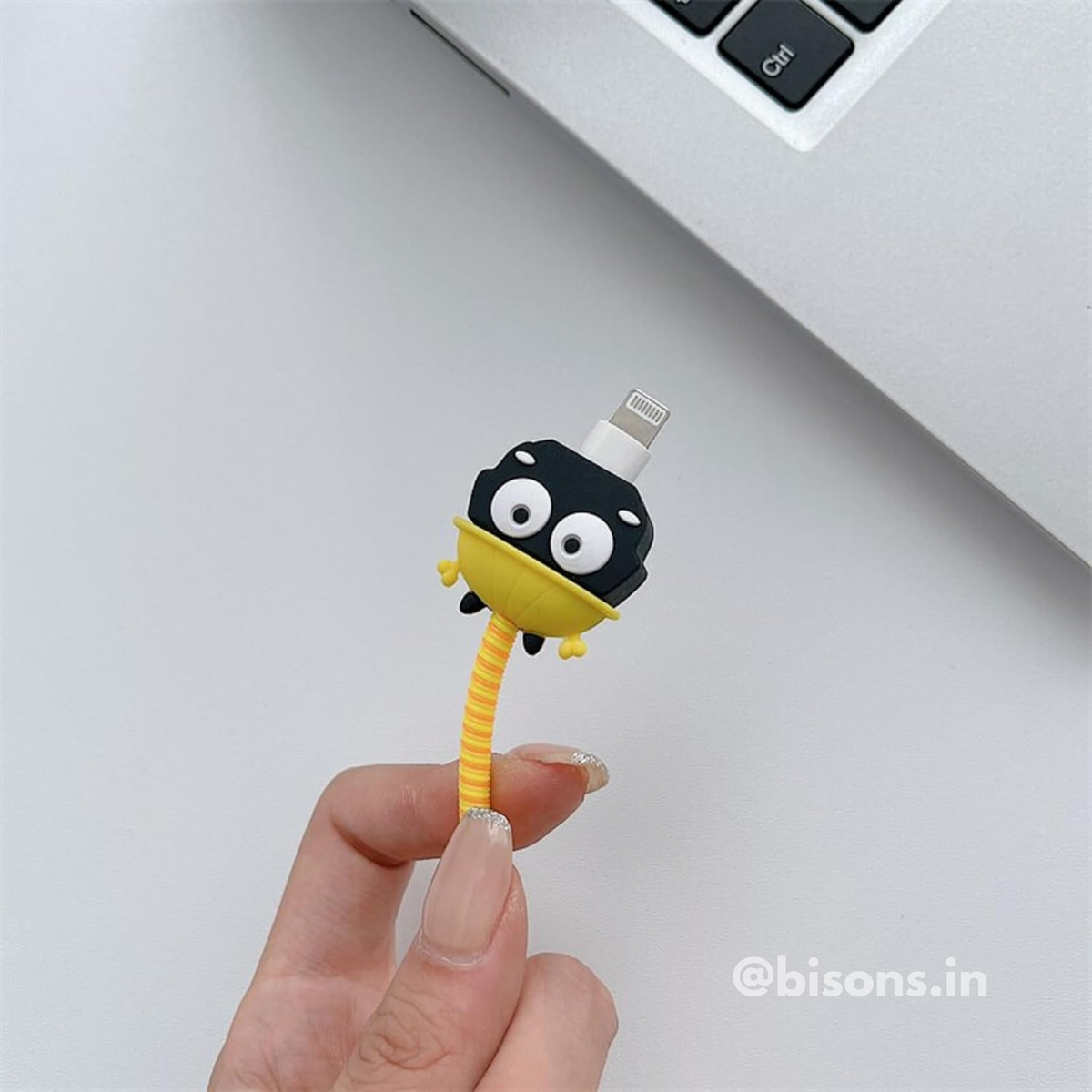 PokoBee: Cute Helmet Edition – iPhone Charger Cover with Cable Protector