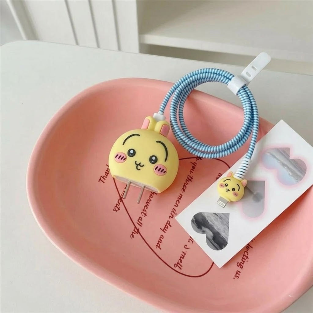 Sweet Bunny Edition – iPhone Charger Cover (With Wire Protector