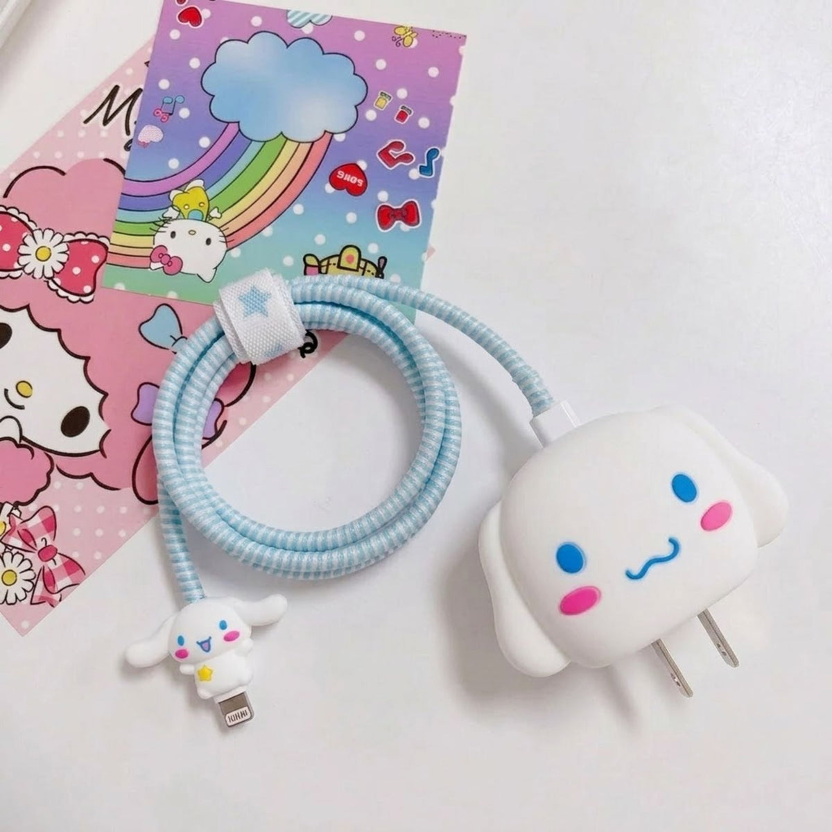 Cinnamoroll Edition – iPhone Charger Cover (With Wire Protector)
