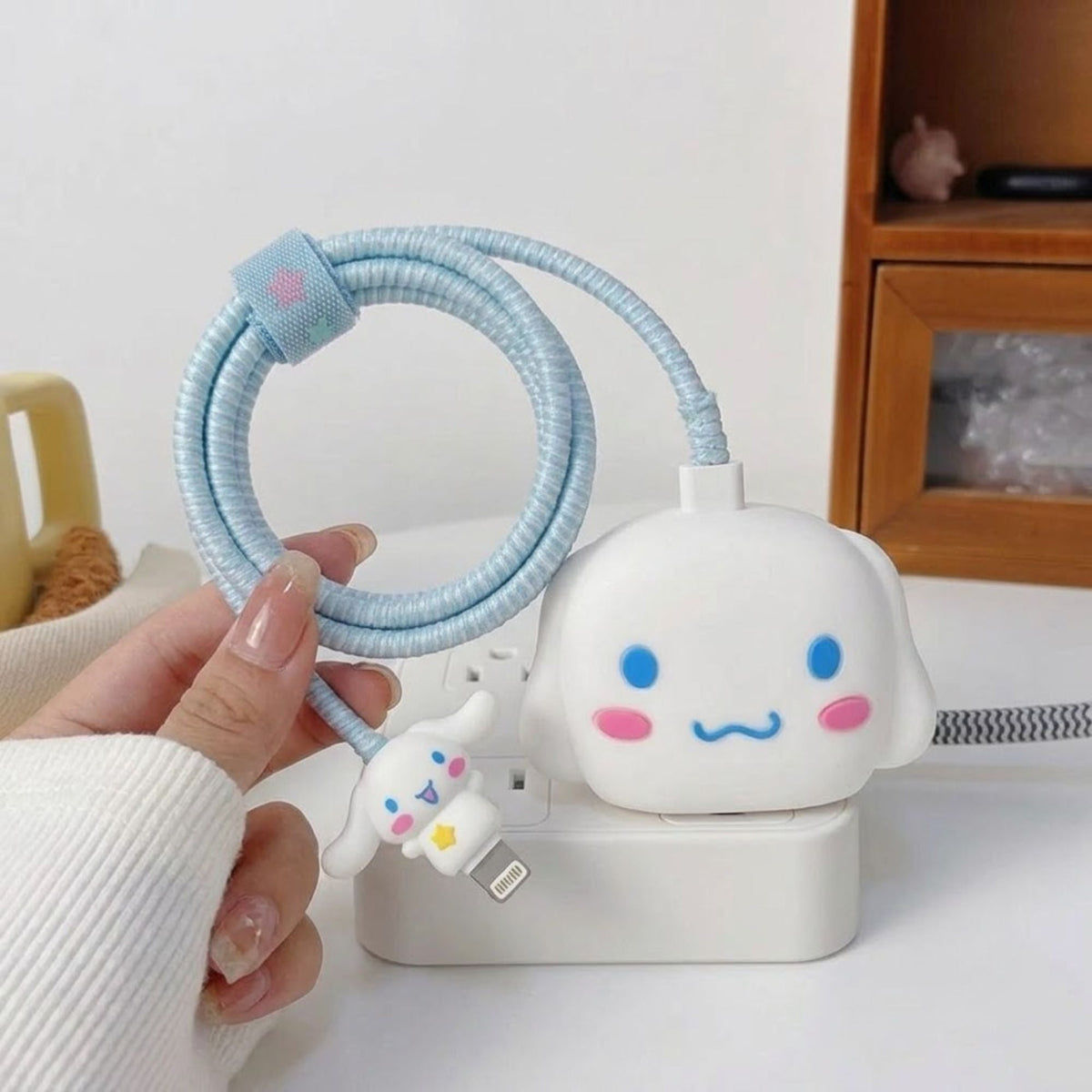 Cinnamoroll Edition – iPhone Charger Cover (With Wire Protector)