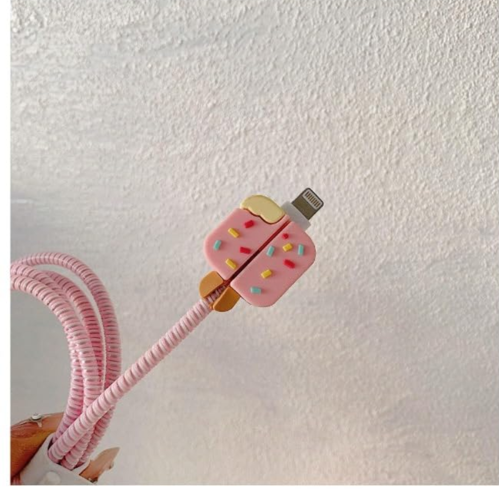 Ice Frost Edition – iPhone Charger Cover (With Wire Protector)