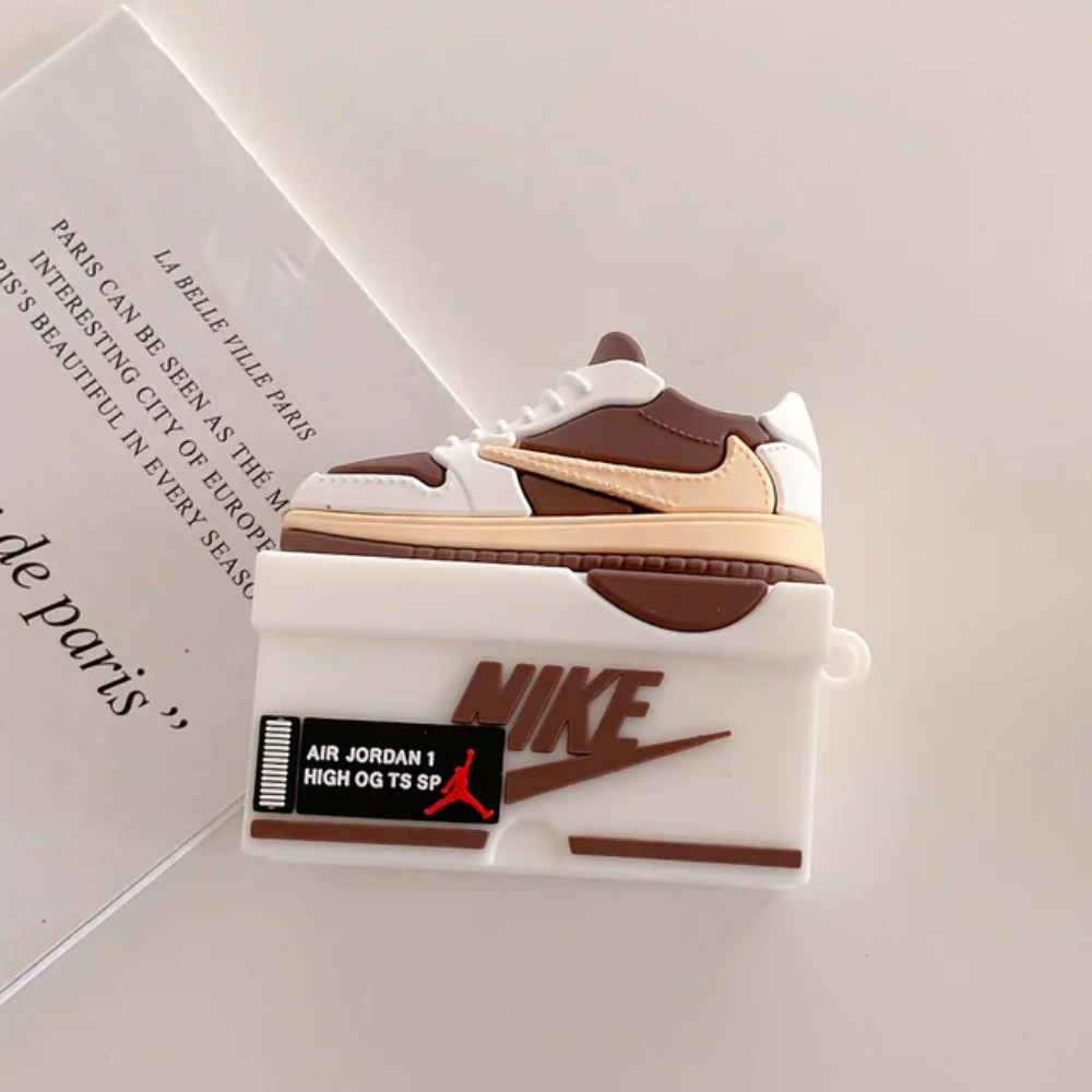 Travis Scott Reverse Mocha Brown Sneaker AirPods Case