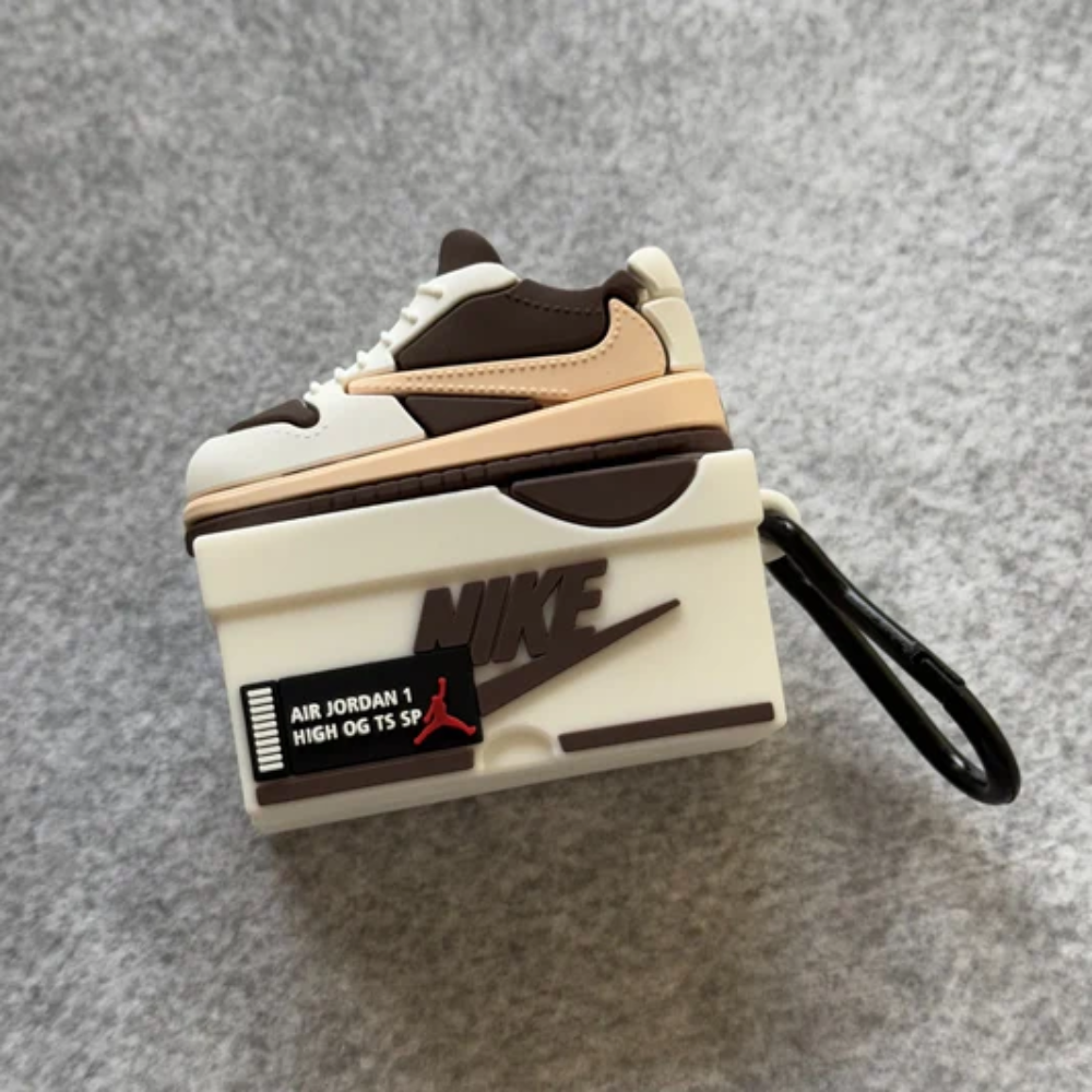 Travis Scott Reverse Mocha Brown Sneaker AirPods Case