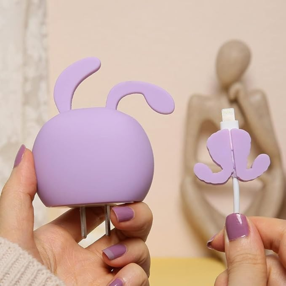 BunnyBoo Edition – iPhone Charger Cover (With Wire Protector)
