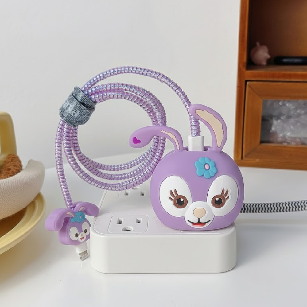 BunnyBoo Edition – iPhone Charger Cover (With Wire Protector)