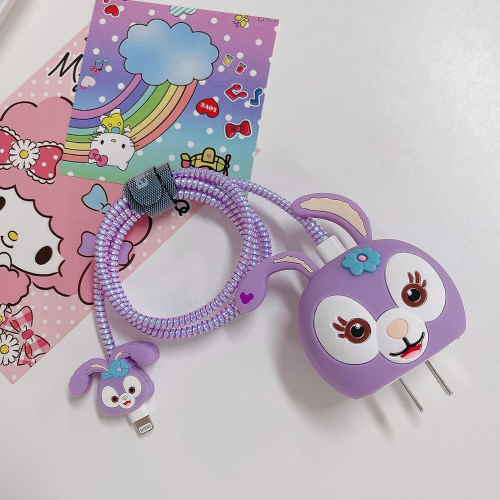 BunnyBoo Edition – iPhone Charger Cover (With Wire Protector)