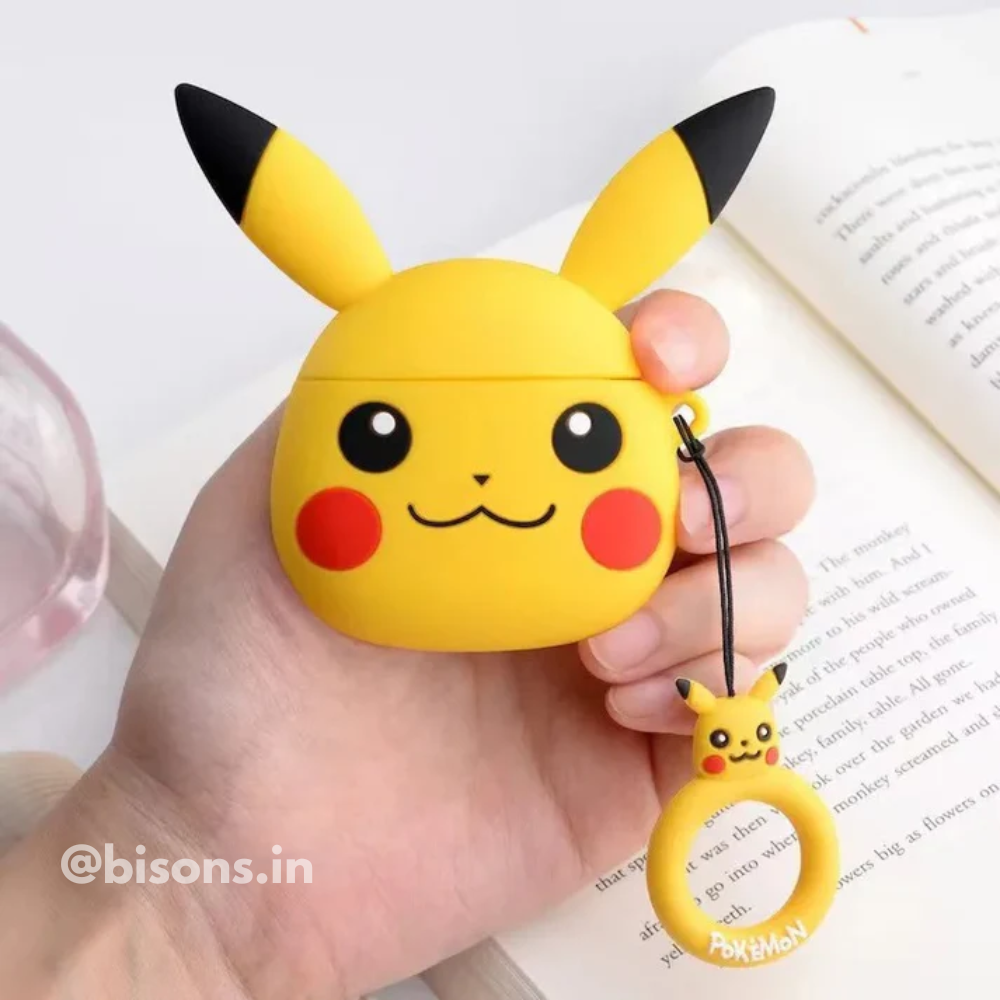 Pokemon Pikachu Edition Airpods - Premium Silicone Case Apple Airpods Cover
