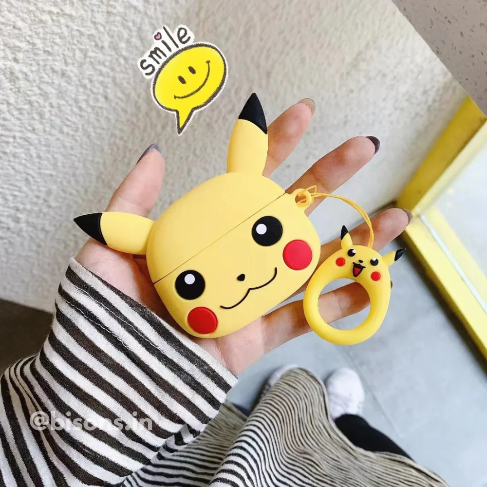 Pokemon Pikachu Edition Airpods - Premium Silicone Case Apple Airpods Cover