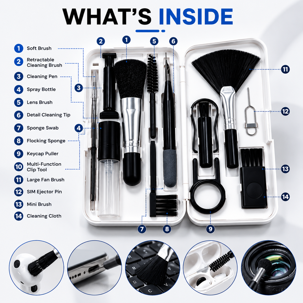 CapsuleCare™ 18-in-1 Gadget Cleaning Kit