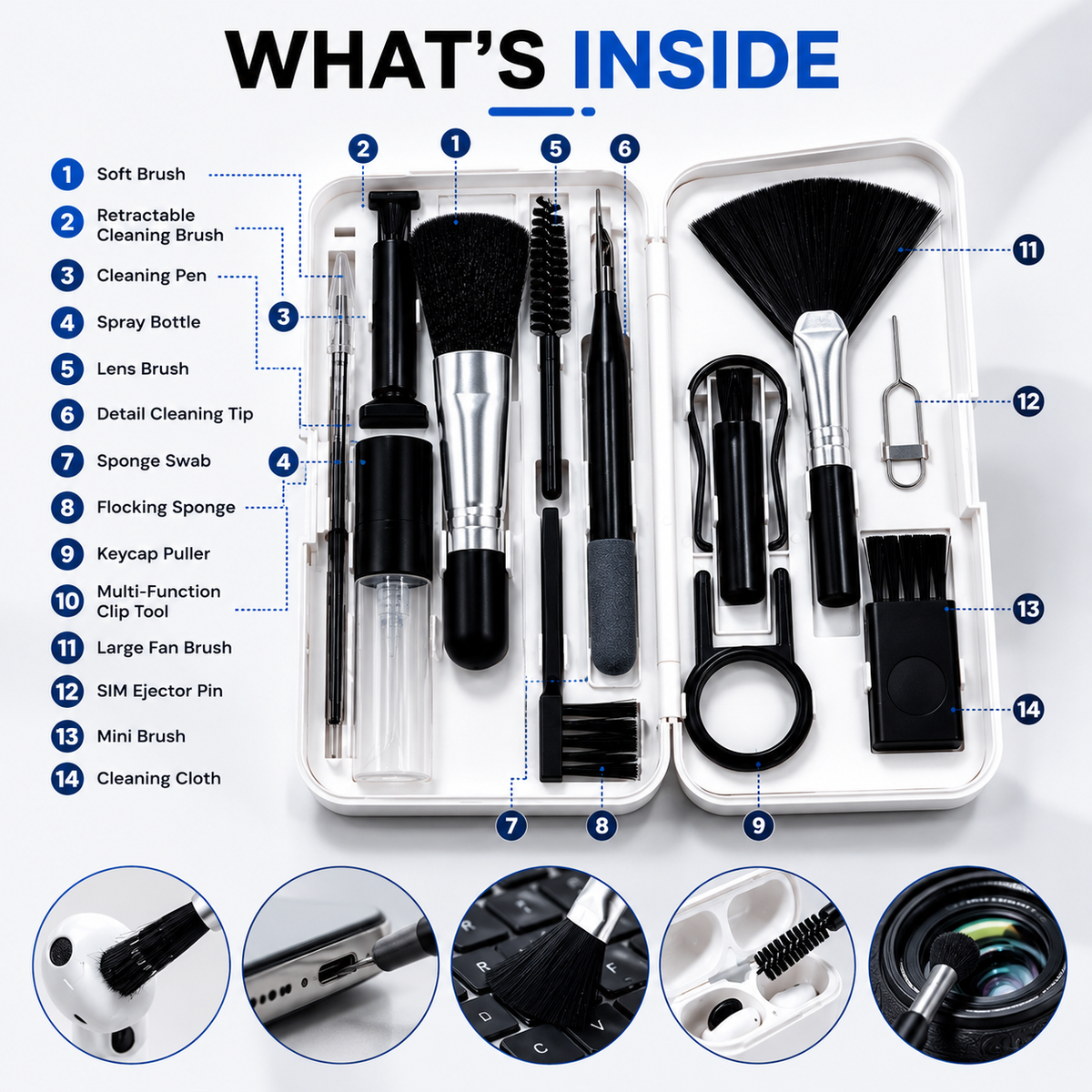 CapsuleCare™ 18-in-1 Gadget Cleaning Kit