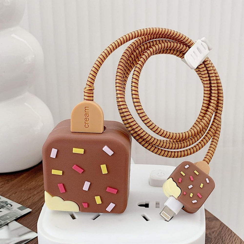 Ice Frost Edition – iPhone Charger Cover (With Wire Protector)