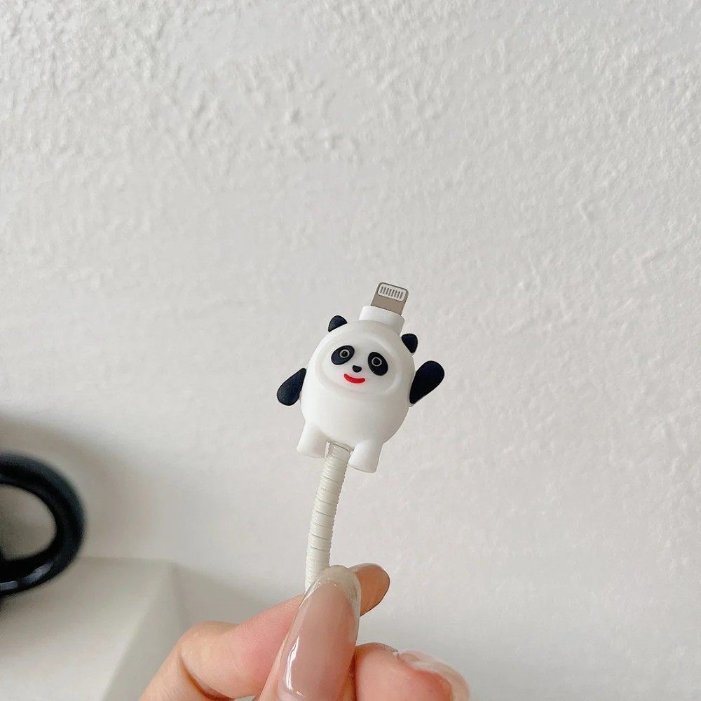 Panda Edition – iPhone Charger Cover (With Wire Protector)