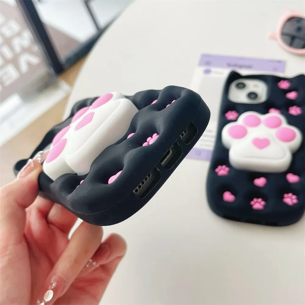 PawPuff iPhone Case (With Built-in Stand)