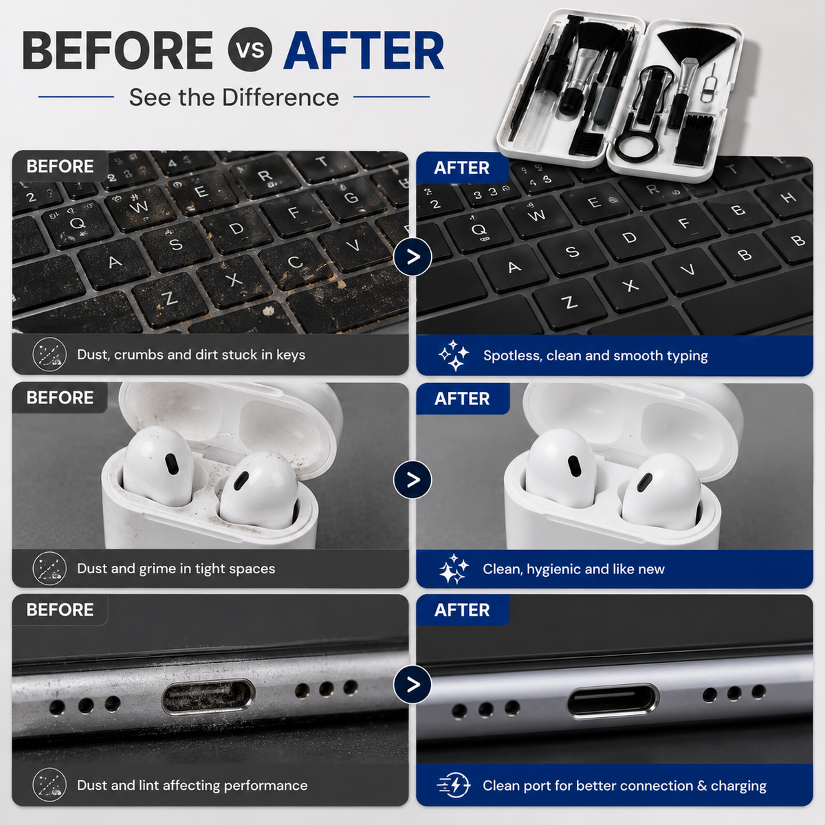 CapsuleCare™ 18-in-1 Gadget Cleaning Kit