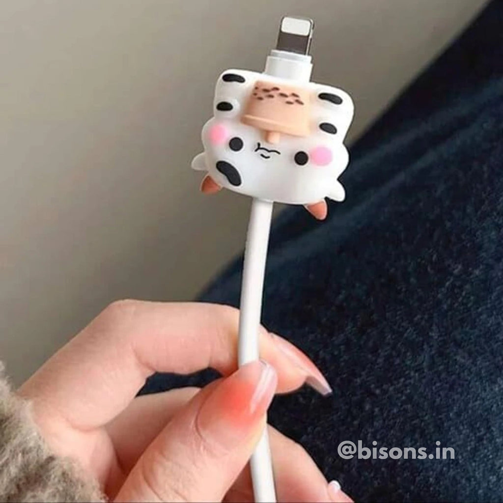 Cute Cow Edition – iPhone Charger Cover (With Wire Protector)