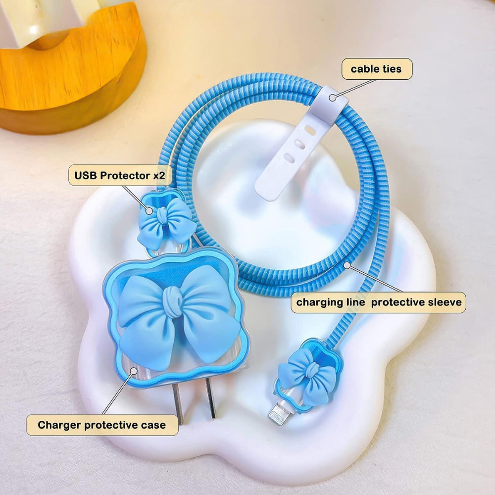 3D AuraBow Edition – iPhone Charger Cover (With Wire Protector)