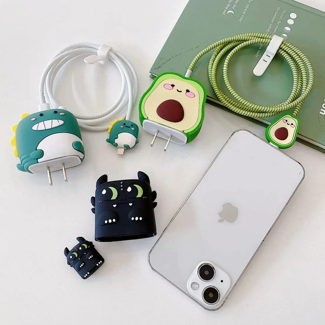 Avacado Edition – iPhone Charger Cover (With Wire Protector)