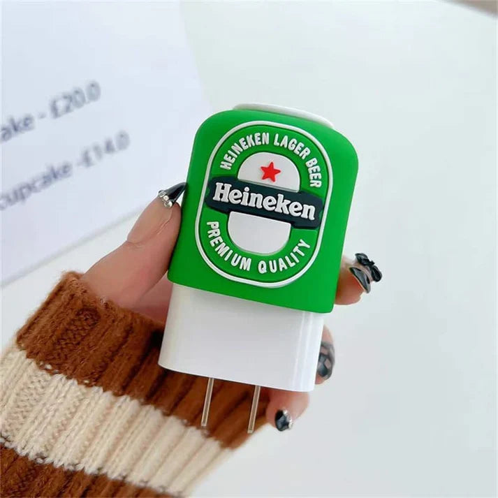 Beer Can Edition – iPhone Charger Cover (With Wire Protector)