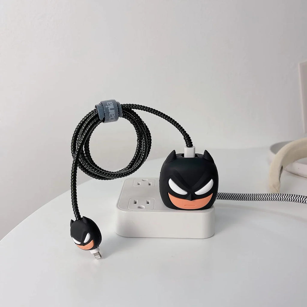 Gotham Edition – iPhone Charger Armor Set (With Wire Protector)
