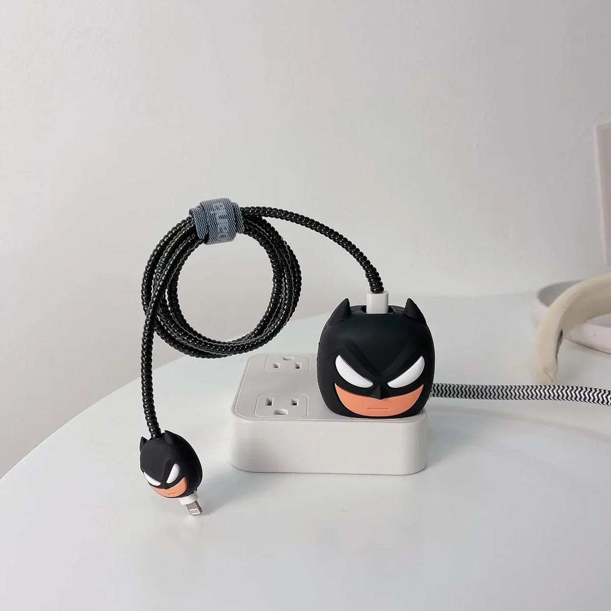 Gotham Edition – iPhone Charger Armor Set (With Wire Protector)