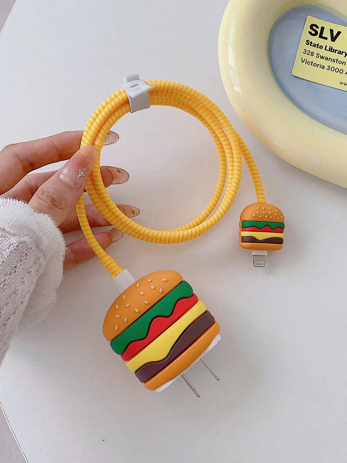 Burger Edition – iPhone Charger Cover (With Wire Protector)