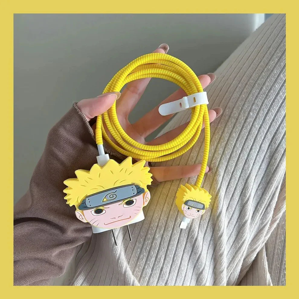 Naruto & Kakashi Edition – iPhone Charger Cover (With Wire Protector)