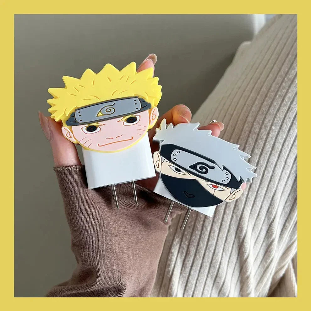 Naruto & Kakashi Edition – iPhone Charger Cover (With Wire Protector)