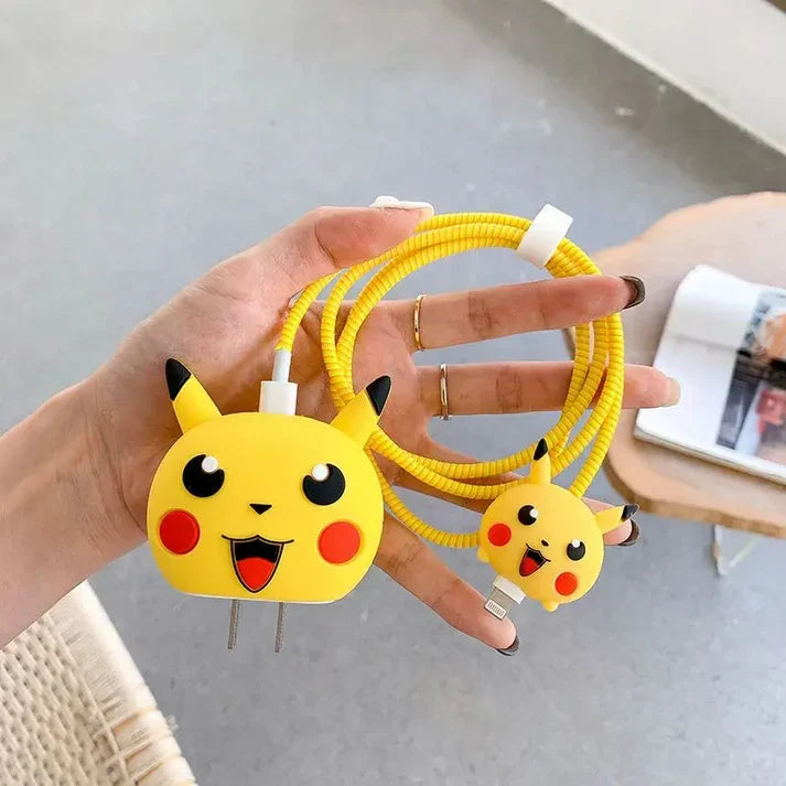 Pikachu Edition – iPhone Charger Cover (With Wire Protector)