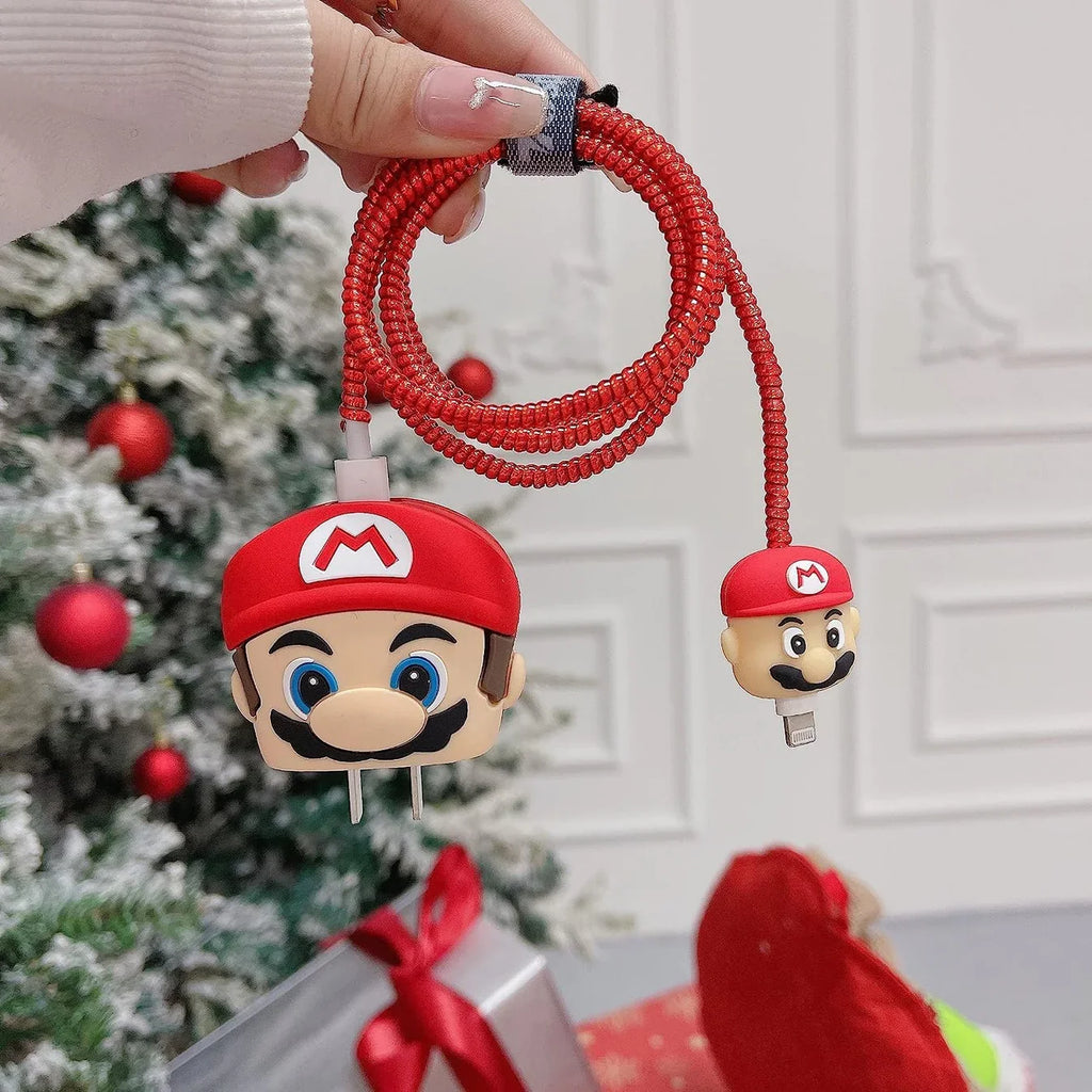 Super Mario Edition – iPhone Charger Cover (With Wire Protector)