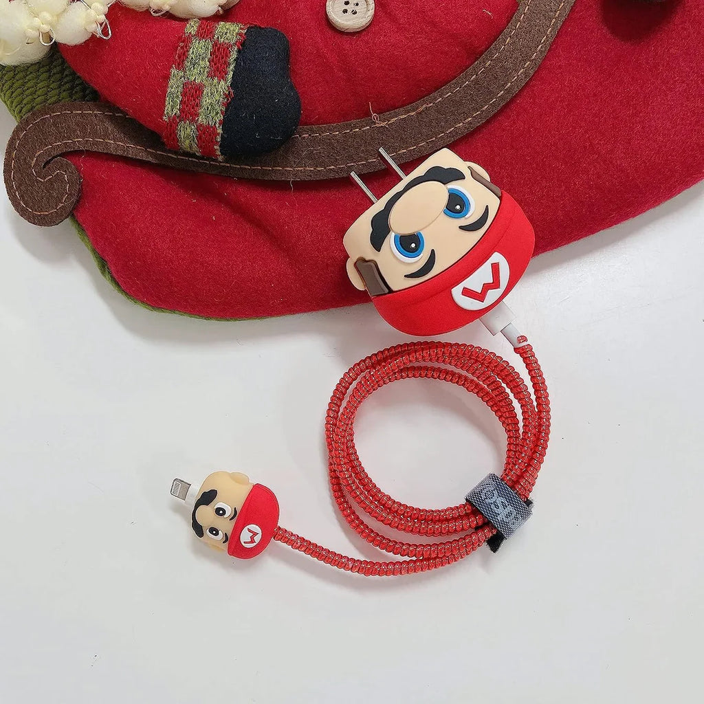 Super Mario Edition – iPhone Charger Cover (With Wire Protector)