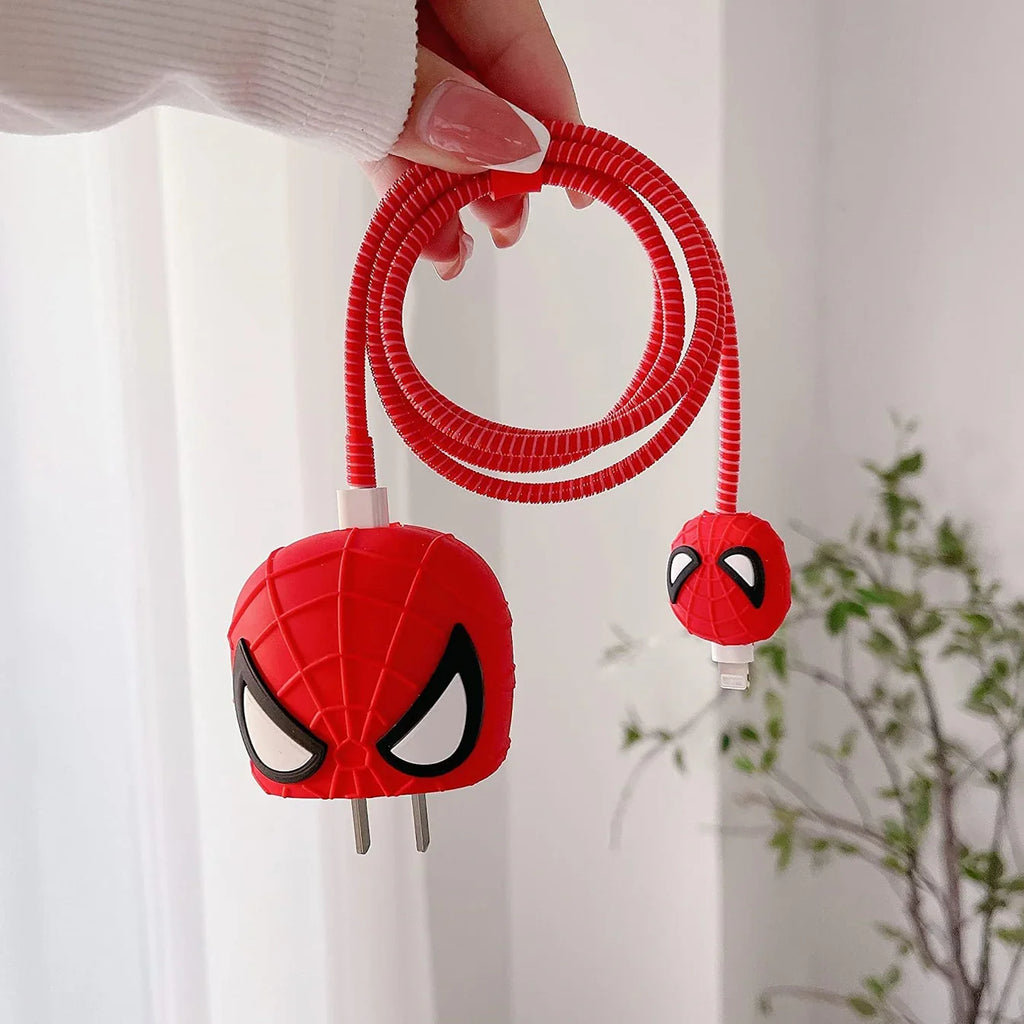 SpiderWeb Edition – iPhone Charger Cover (With Wire Protector)