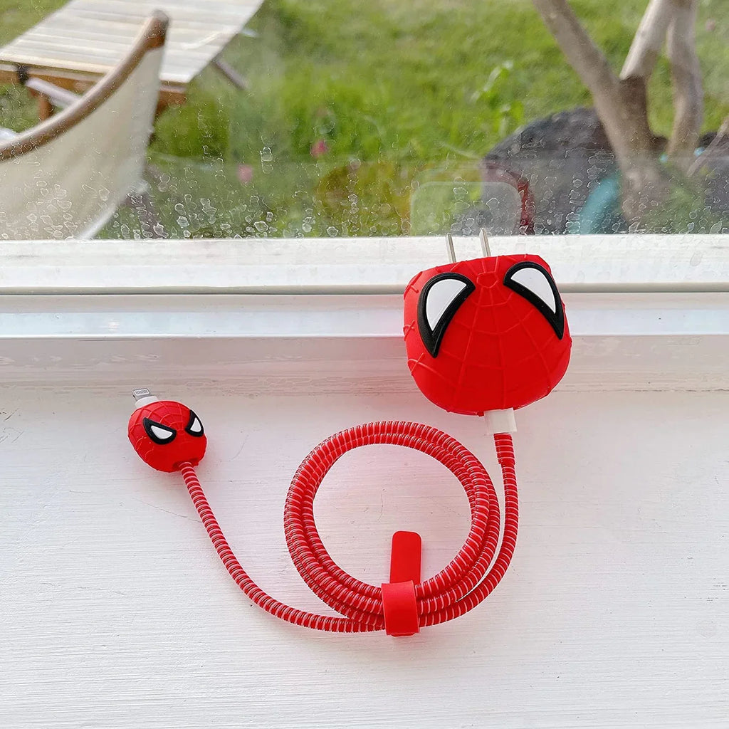 SpiderWeb Edition – iPhone Charger Cover (With Wire Protector)