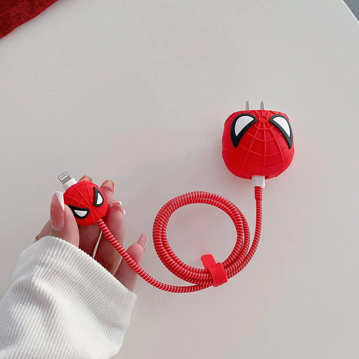SpiderWeb Edition – iPhone Charger Cover (With Wire Protector)