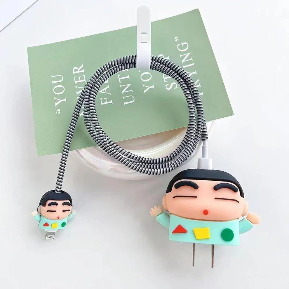 Shinchan Edition – iPhone Charger Cover (With Wire Protector)