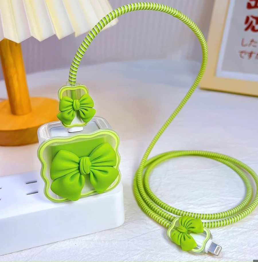 3D AuraBow Edition – iPhone Charger Cover (With Wire Protector)