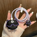 Trendy Dog Edition – iPhone Charger Cover (With Wire Protector)