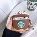 Starbucks Brown Airpods - Premium Silicone Case Apple Airpods Cover