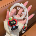 3D Apple Kitty Edition – iPhone Charger Cover (With Wire Protector)