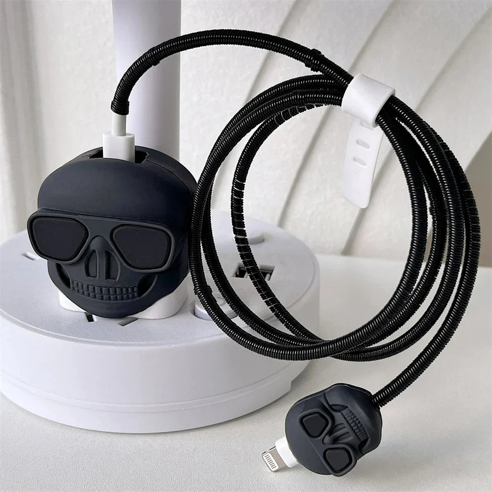Drip Skull Edition – iPhone Charger Cover (With Wire Protector)