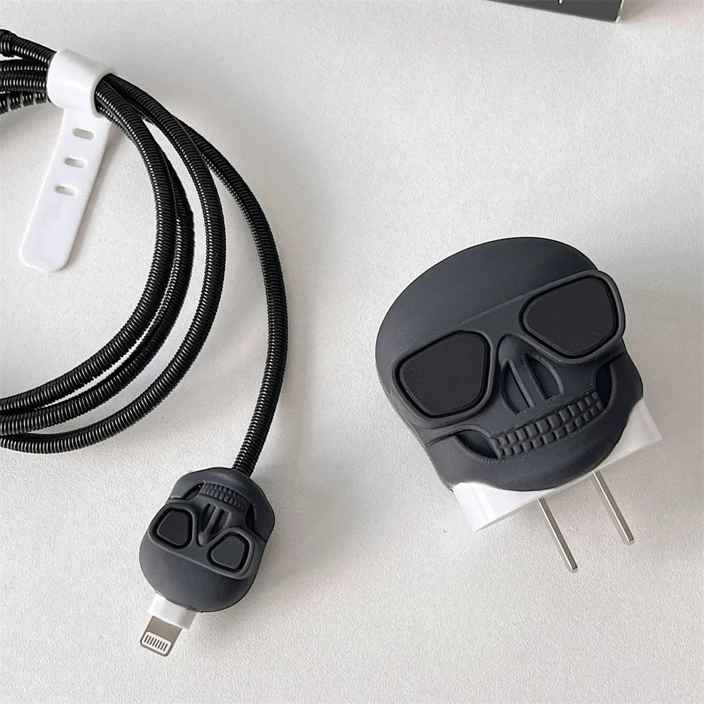 Drip Skull Edition – iPhone Charger Cover (With Wire Protector)