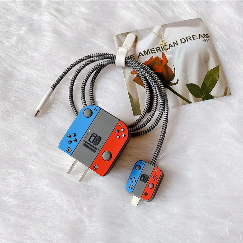 Nintendo Classic Edition – iPhone Charger Cover (With Wire Protector)